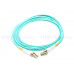 LC-LC-L-MM-5M LC-LC低煙無毒多模雙芯OM3光纖跳線 OM3(50/125) LC-LC多模雙芯5米 LSZH外披 電信級 LC雙工短尾套OM3 LC多模雙芯光纖跳線